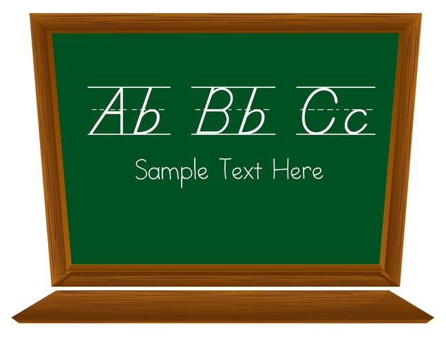blackboard vector