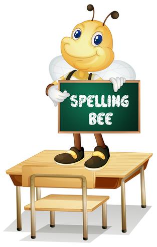 Spelling bee vector