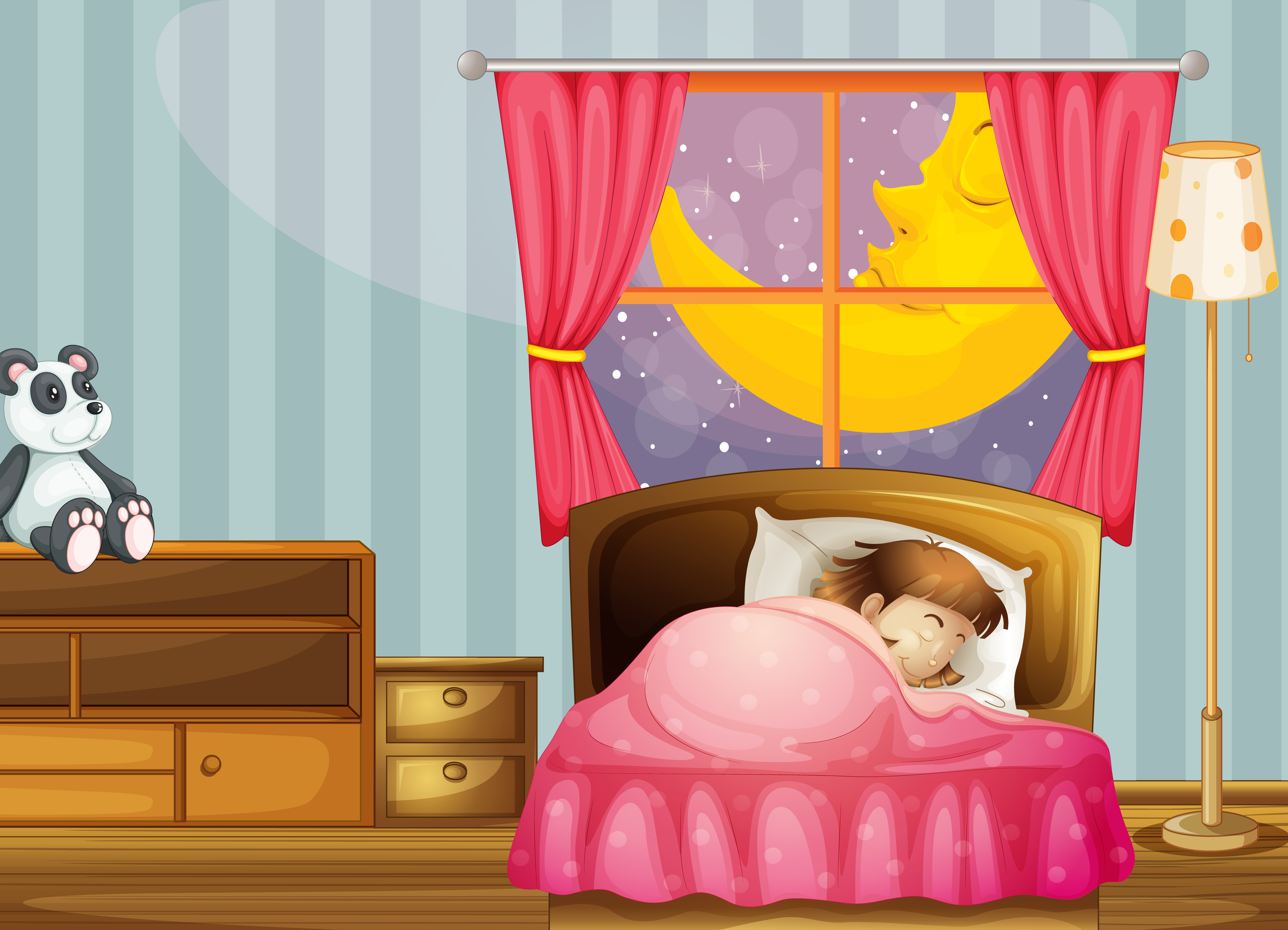 Пойдешь в комнату спать. Мультяшная спальня для девочки. Детская комната с кроваткой мультяшная. Кровать из мультфильма.