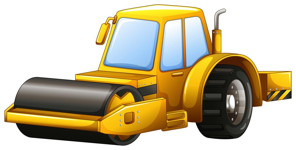 Steam roller vector