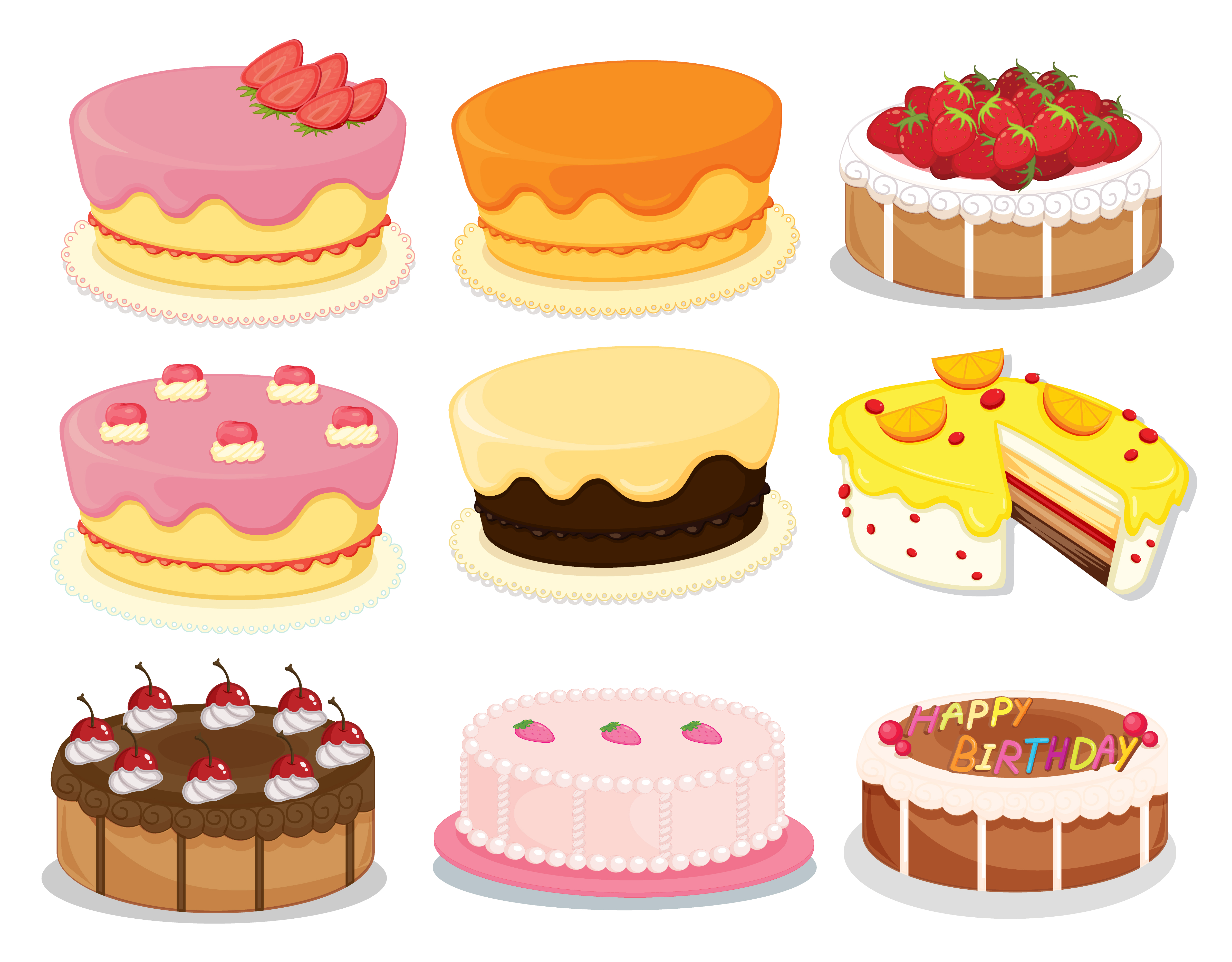 Cute Clip Art Cake Vector Free Stock Images Photos | The Best Porn Website