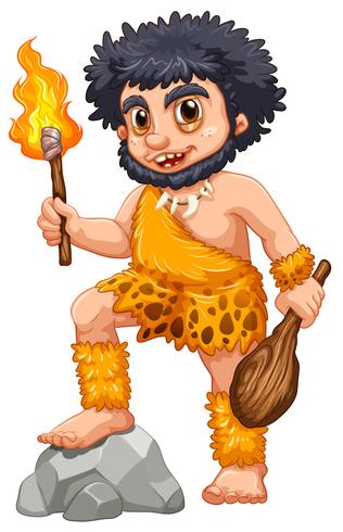 Caveman vector