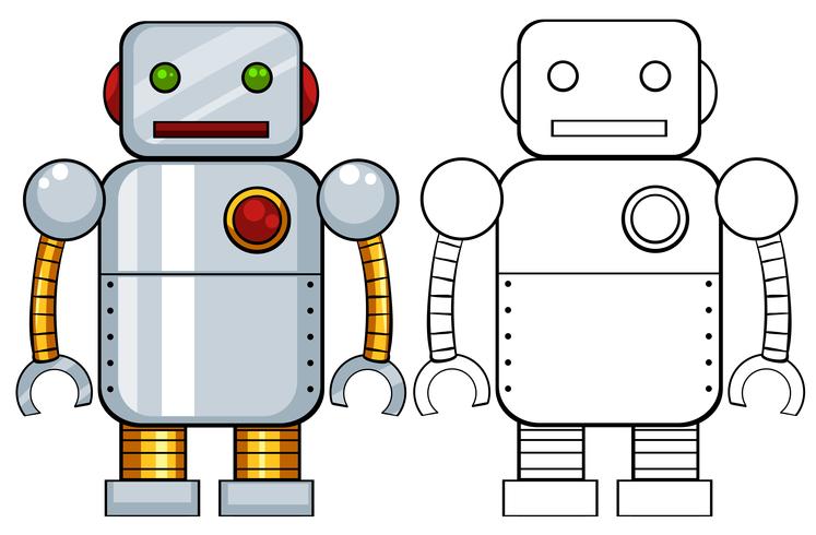 Juguete robot vector