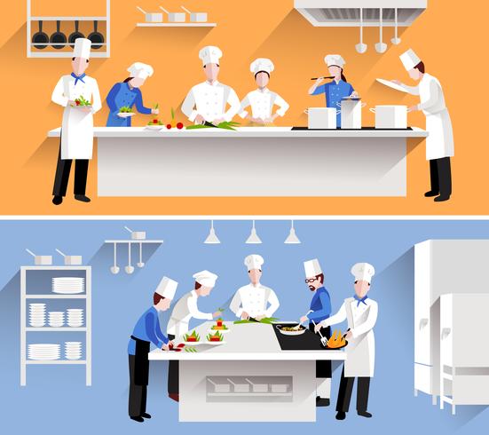 Cooking Process Illustration vector