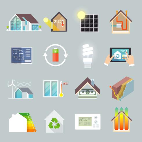 Energy Saving House vector