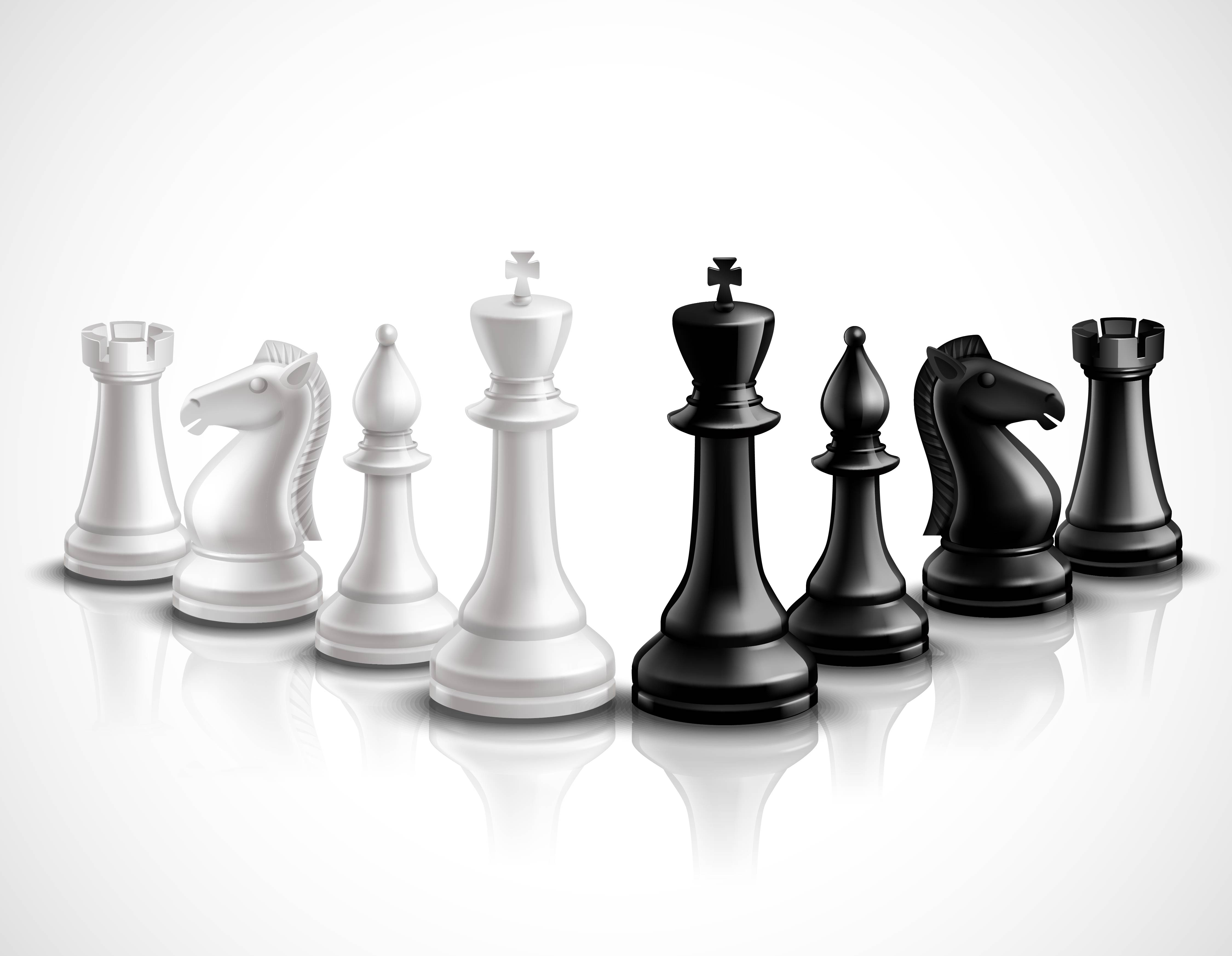 Chess pieces set Royalty Free Vector Image - VectorStock