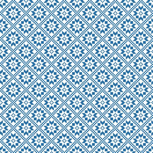 Traditional scandinavian pattern. Nordic ethnic seamless background vector