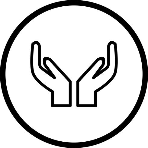 Vector Praying Icon