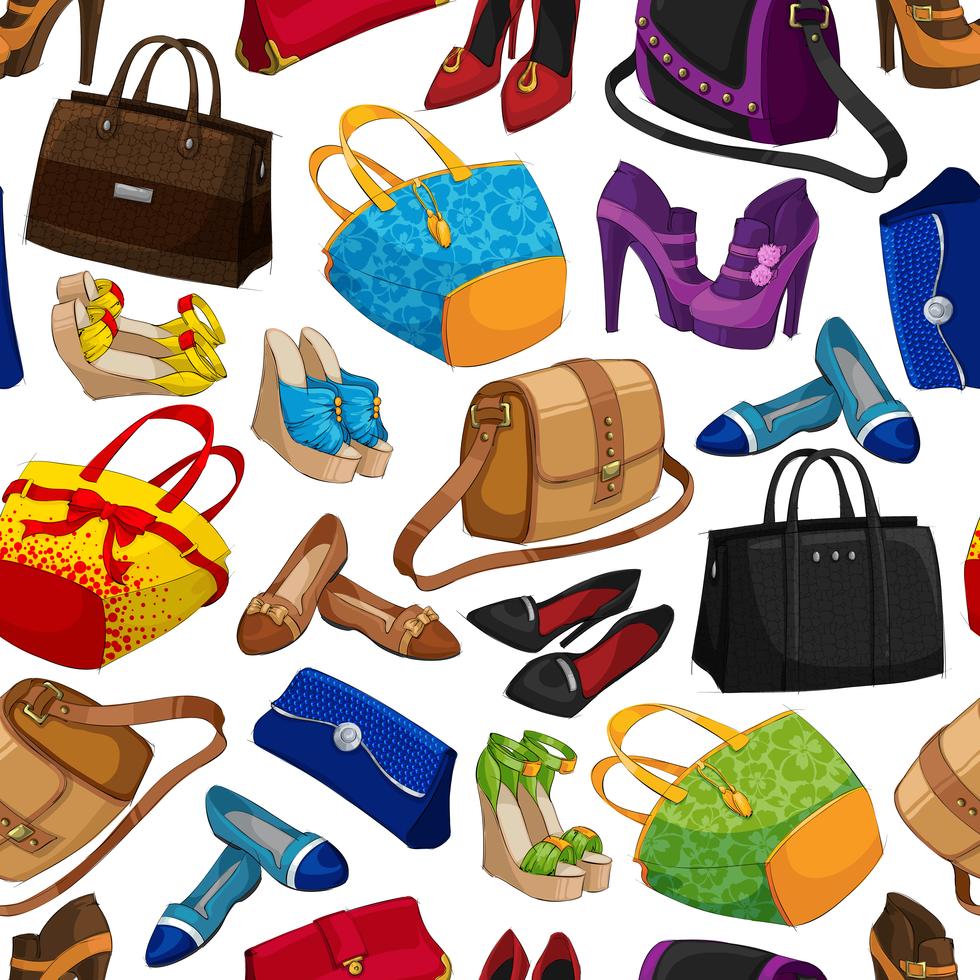 Seamless woman’s fashion accessory wallpaper 435009 Vector Art at Vecteezy