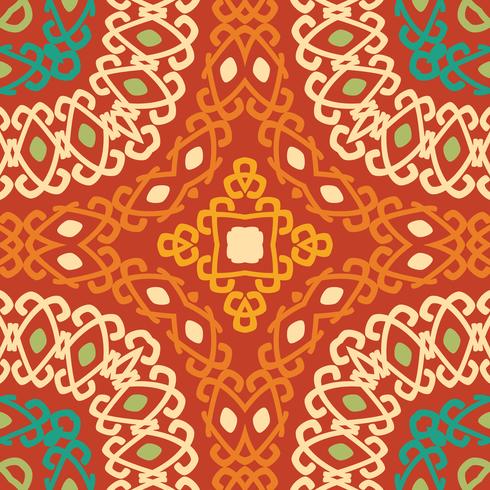 Colorful tribal ethnic seamless pattern. vector