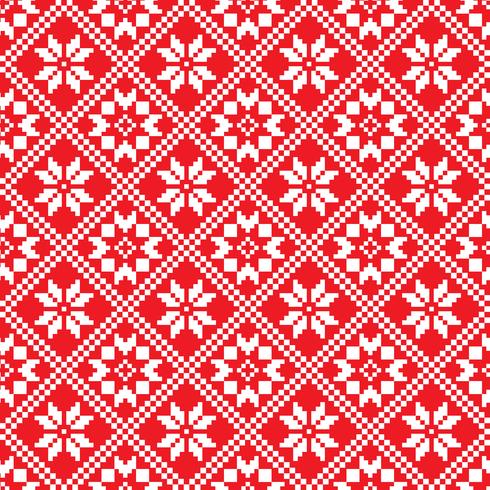Traditional scandinavian pattern vector