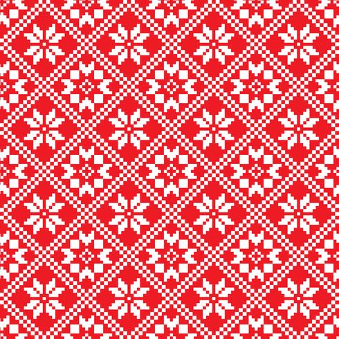 Traditional scandinavian pattern vector