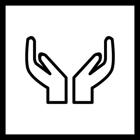 Vector Praying Icon