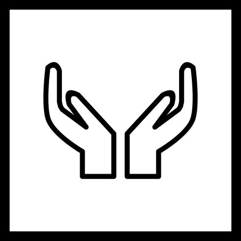 Vector Praying Icon