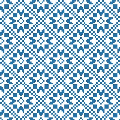 Traditional scandinavian pattern. Nordic ethnic seamless background vector