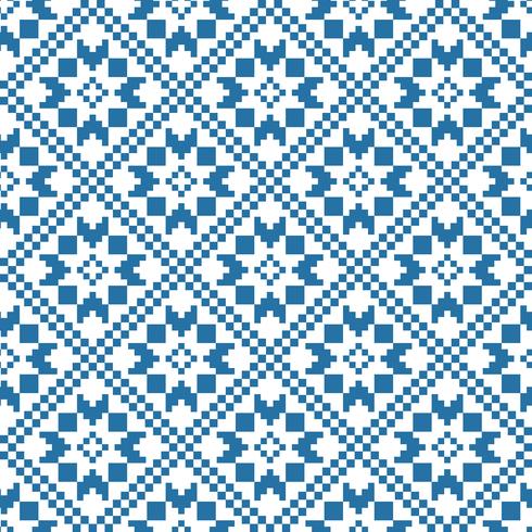 Traditional scandinavian pattern. Nordic ethnic seamless background vector