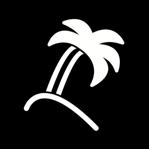 Vector icono de palmera