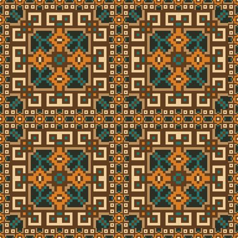 Ethnic seamless pattern background vector