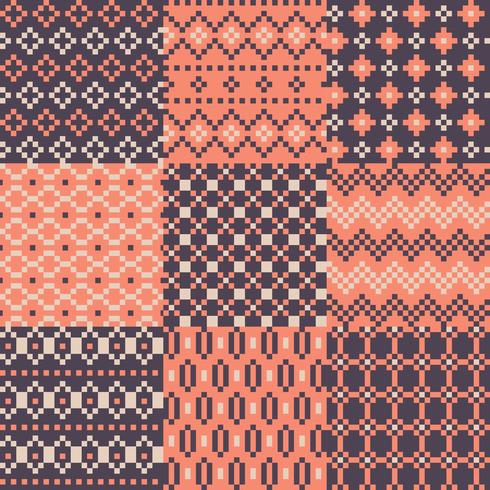 Color pixel set of background vector