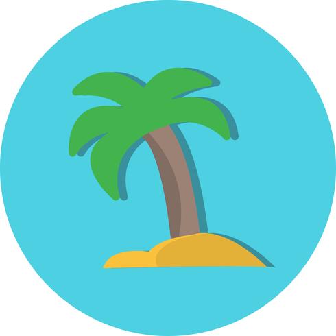 Vector icono de palmera