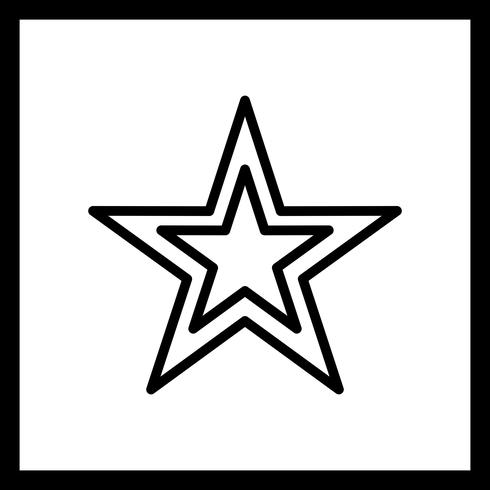 Vector icono de estrella