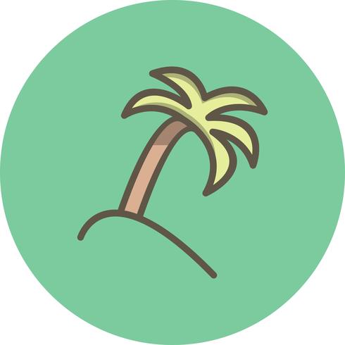 Vector icono de palmera