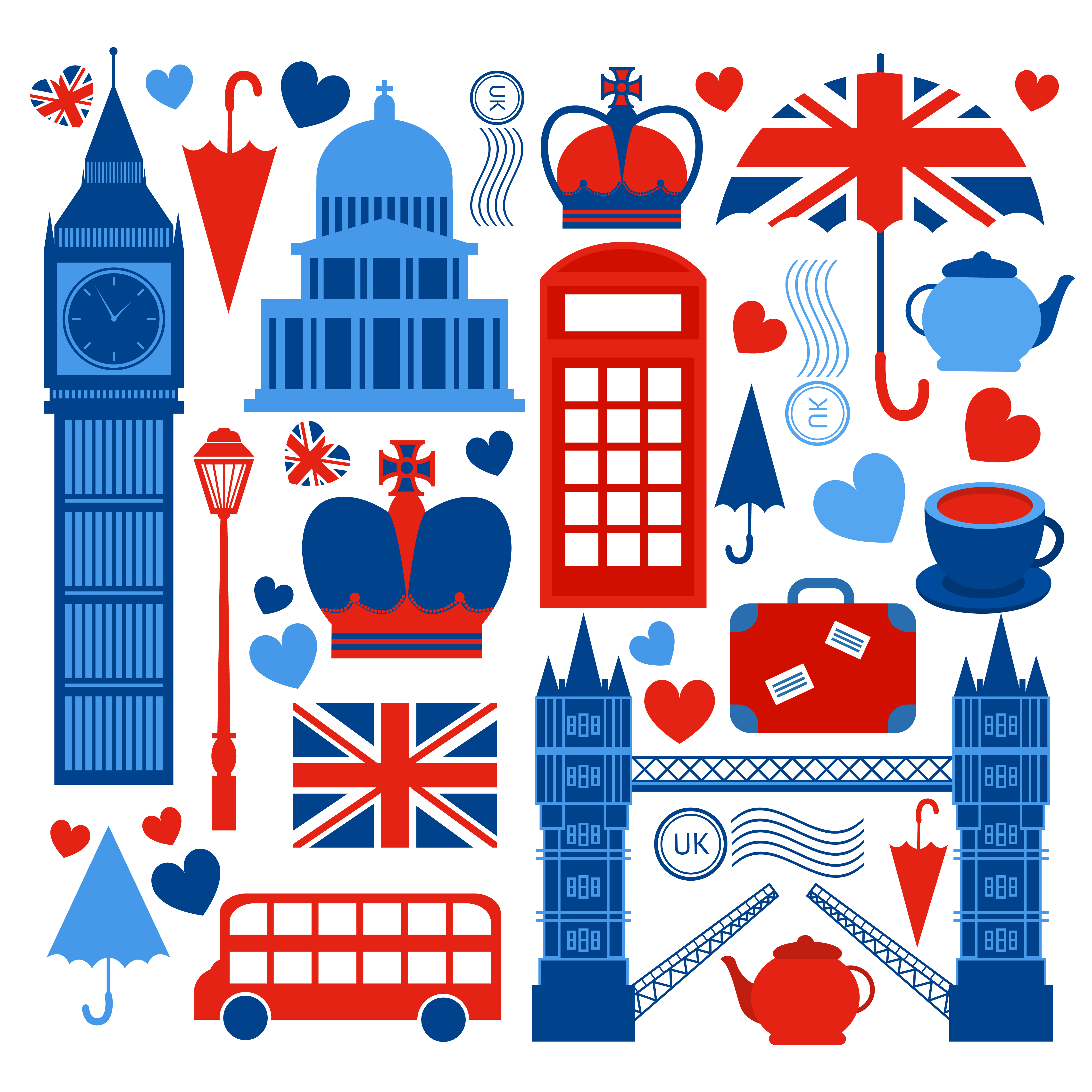 London symbols collection 435307 Vector Art at Vecteezy