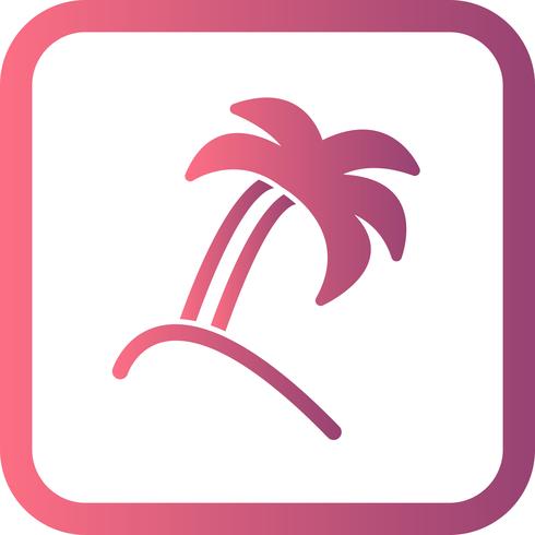 Vector icono de palmera