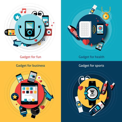 Wearable Technology Set vector