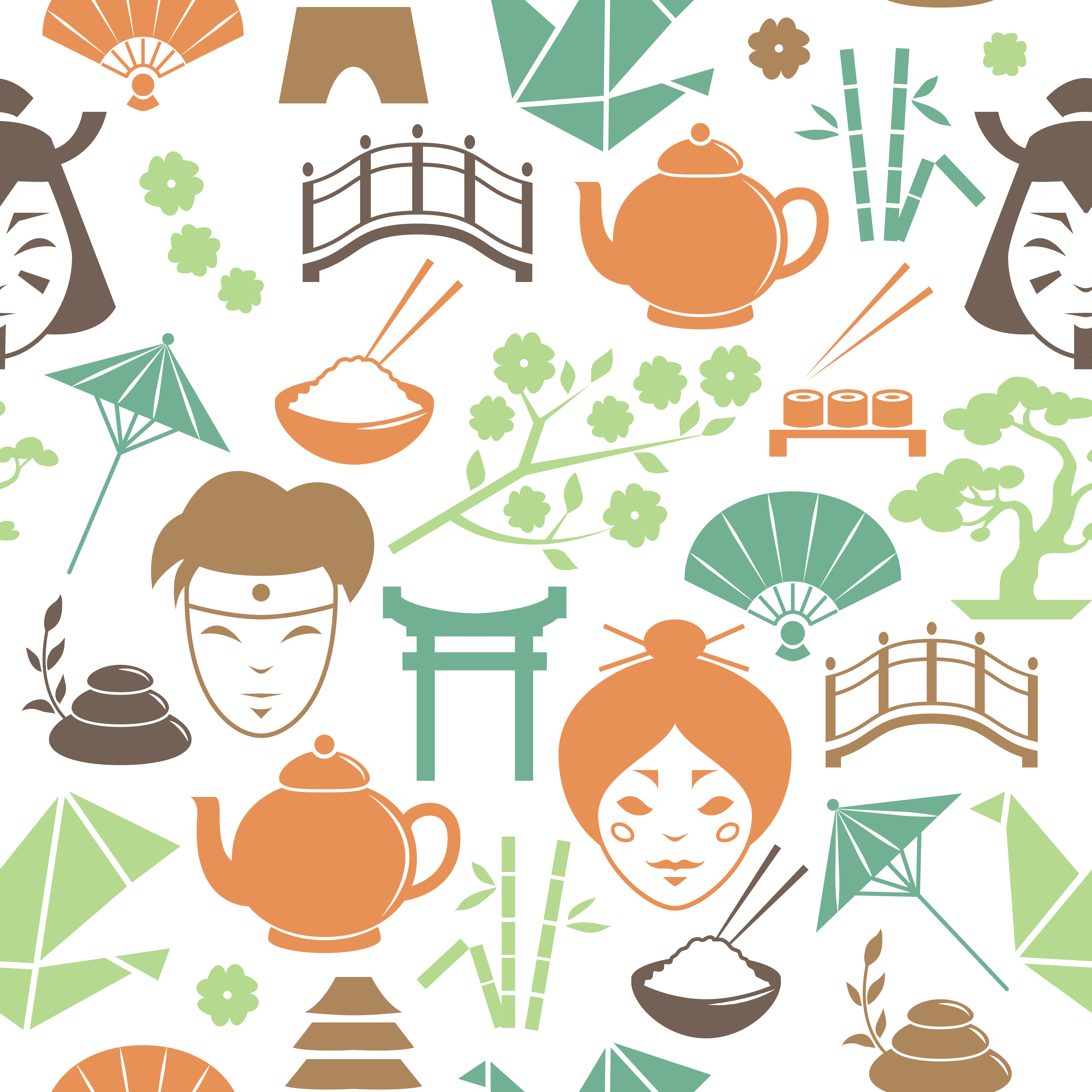 Download Seamless japanese pattern background - Download Free ...