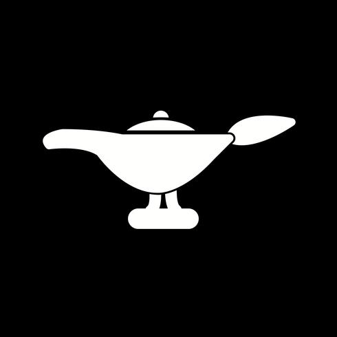 Icono de la lámpara del vector