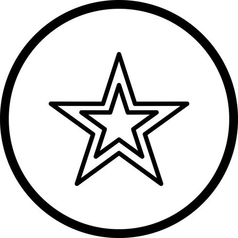 Vector icono de estrella