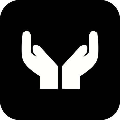 Vector Praying Icon