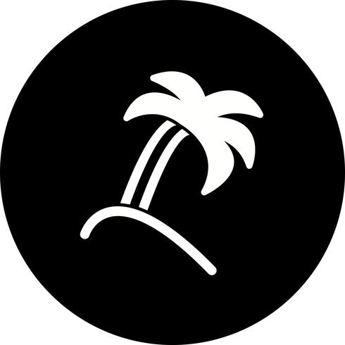 Vector icono de palmera