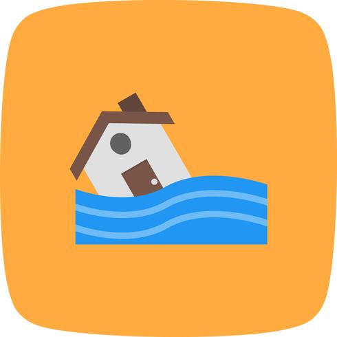 Icono de Vector de símbolo de inundación