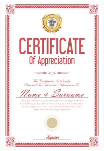 Certificate vector