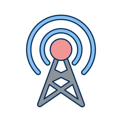 Broadcast Vector Icon
