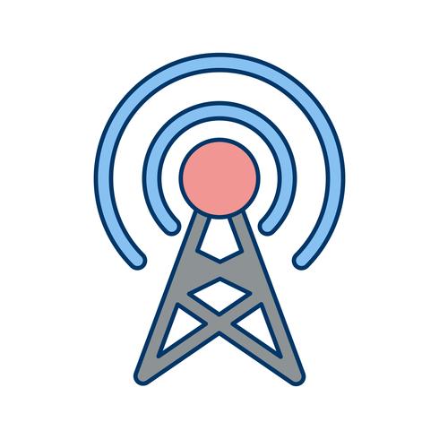 Broadcast Vector Icon