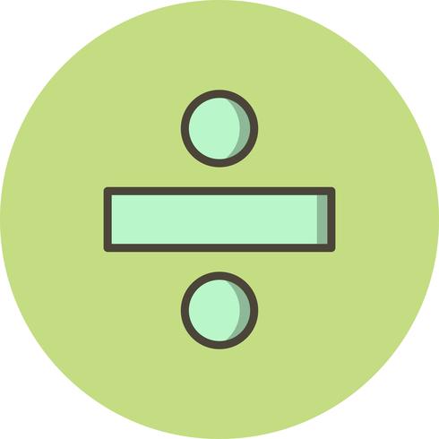 Divide Vector Icon