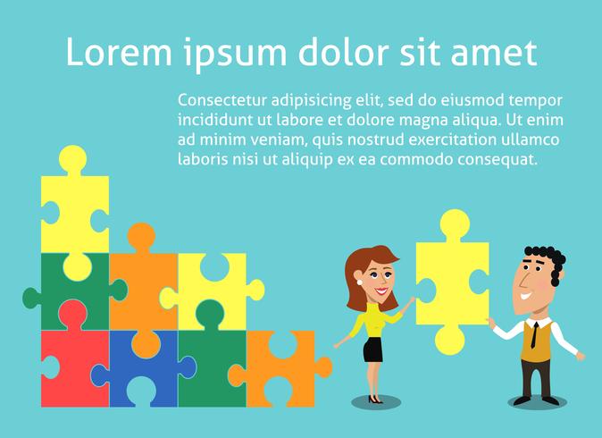 Business teamwork concept vector