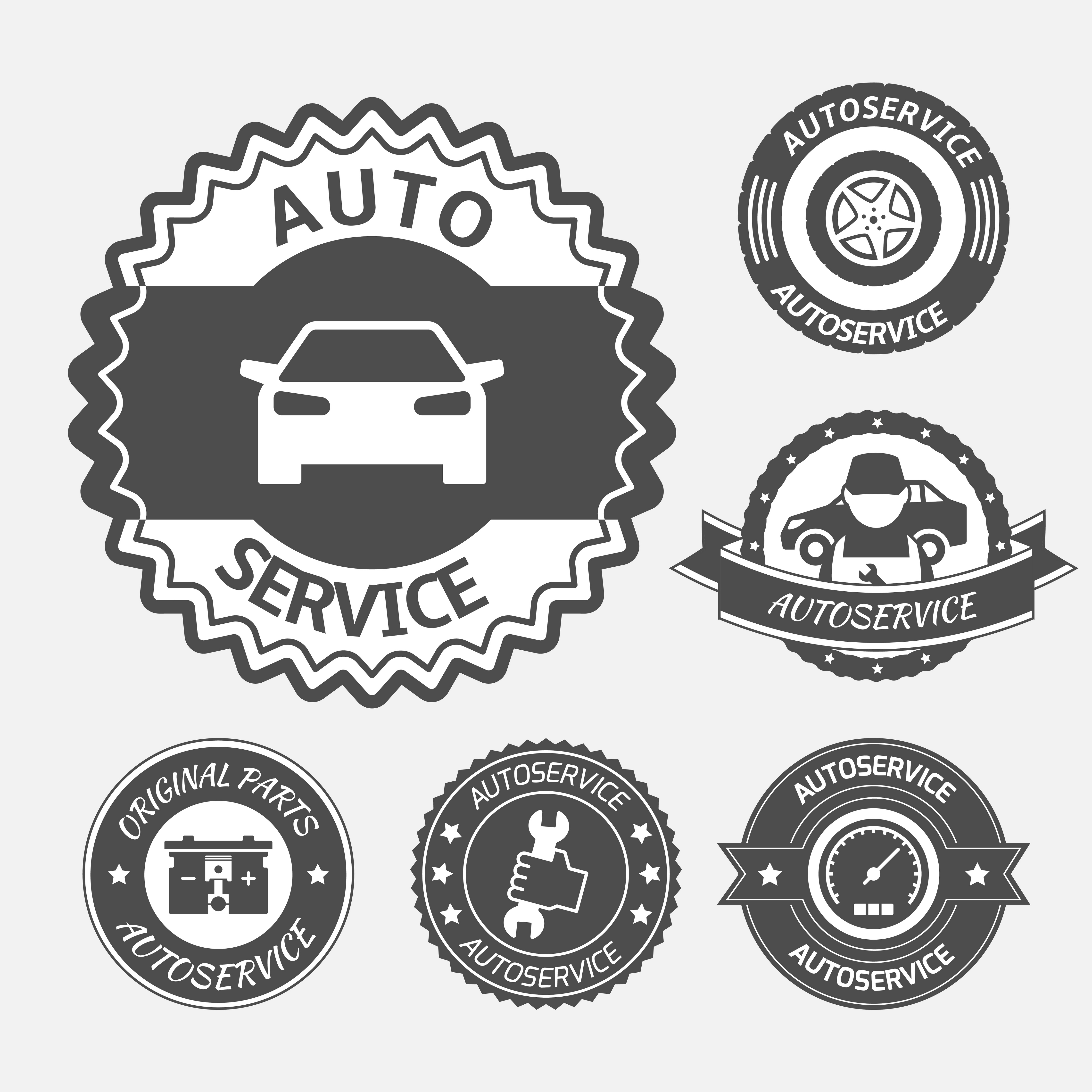 Car auto service set 436423 Vector Art at Vecteezy