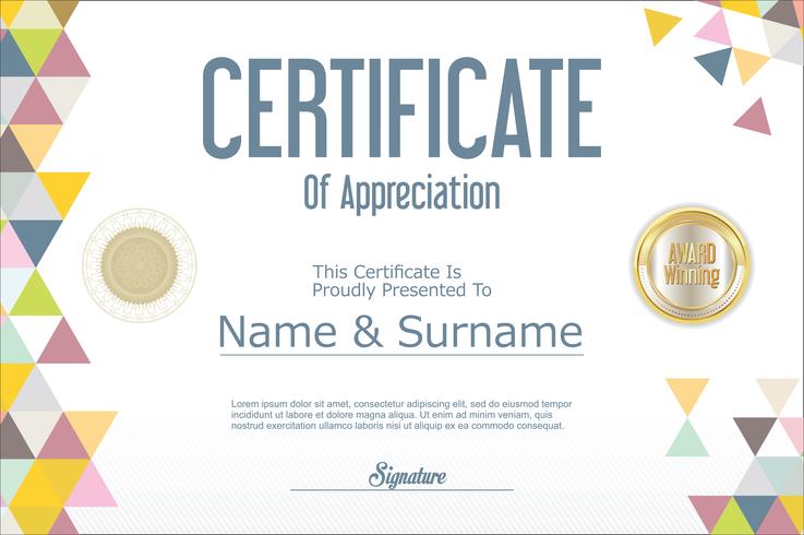 Certificate vector