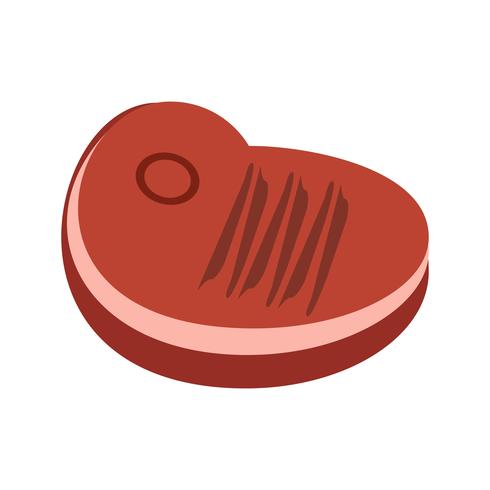 Vector icono de carne