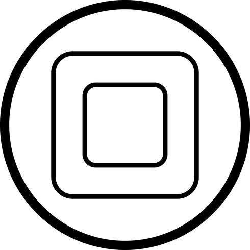 Stop Vector Icon