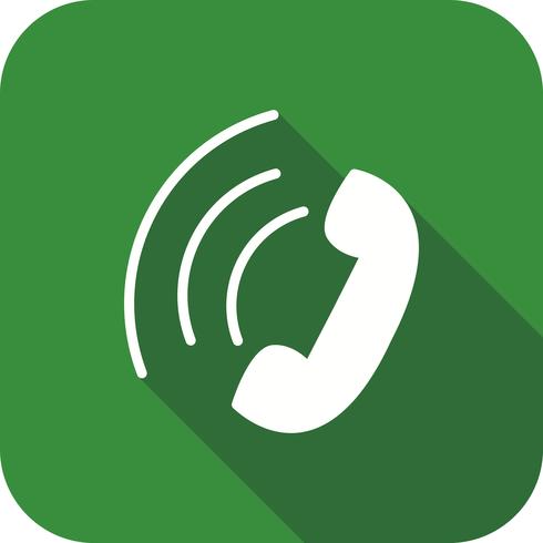 Vector icono de llamada activa