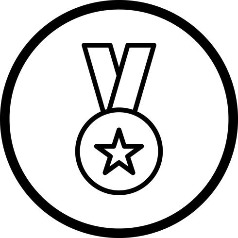 Vector icono de premio