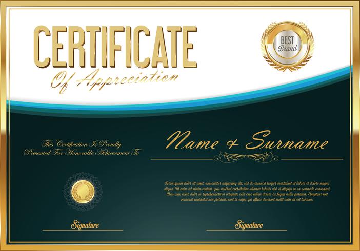 Certificado vector