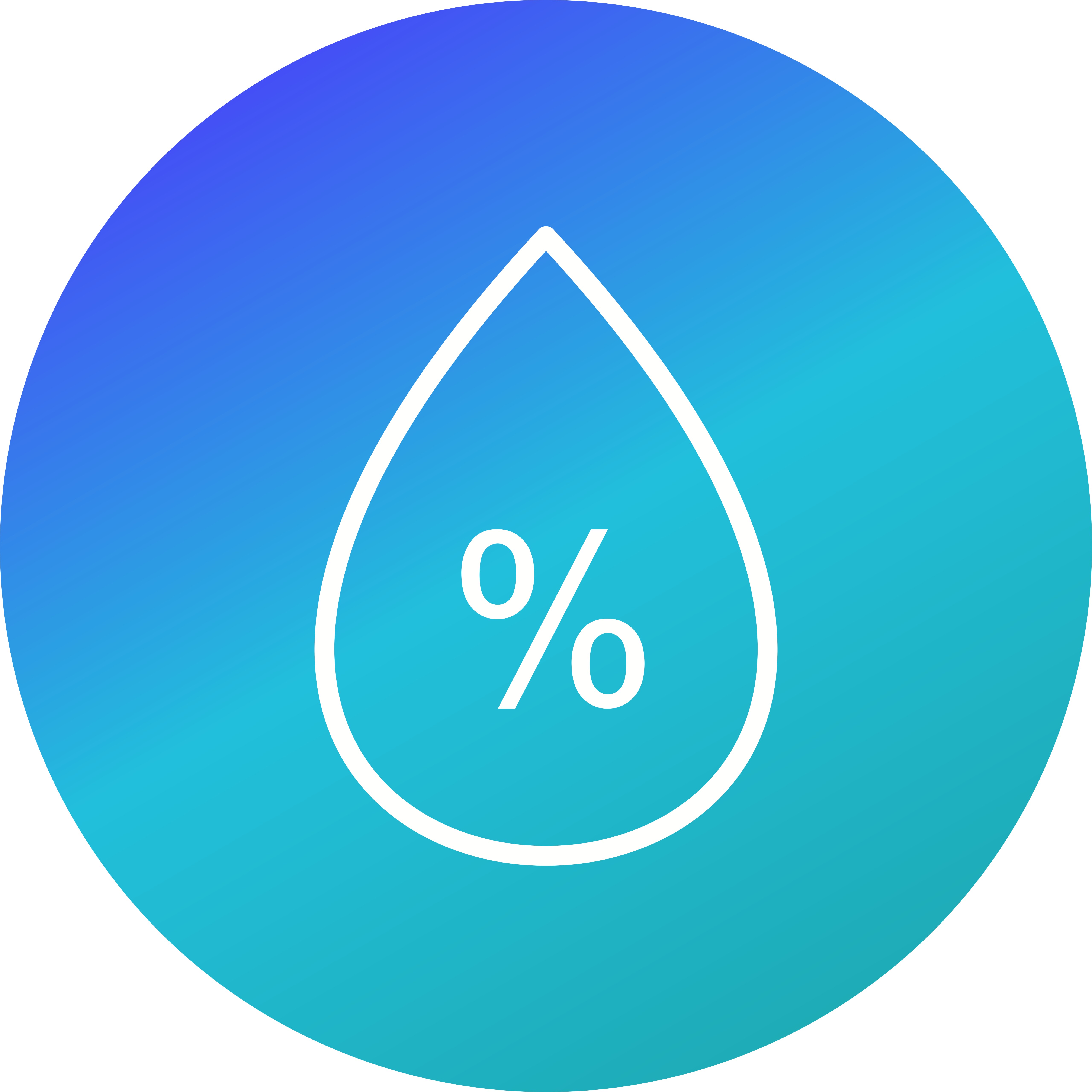 humidity icon slate blue background