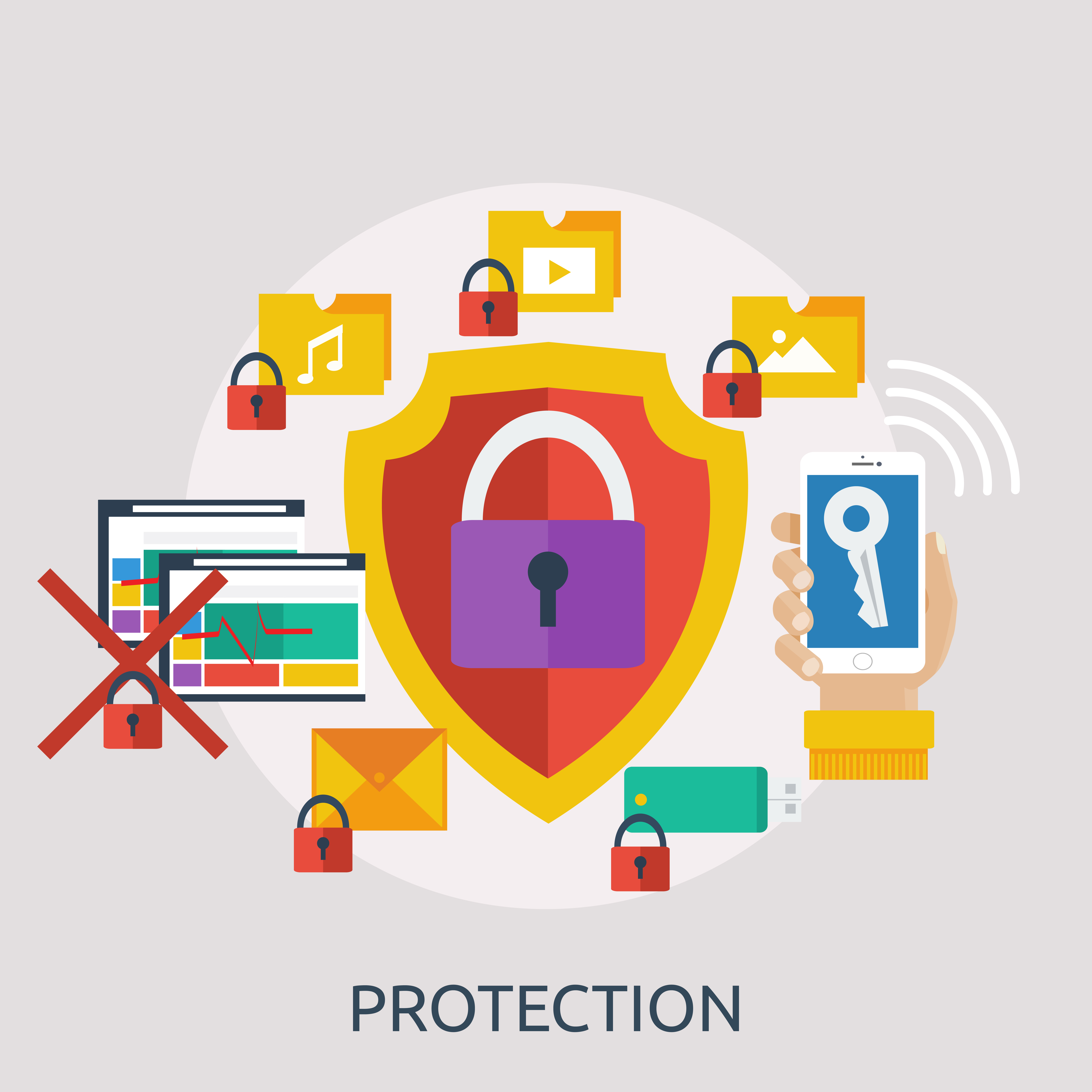 Download Protection Conceptual illustration Design - Download Free ...