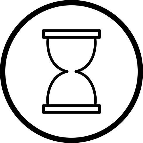 Icono de Vector de reloj de arena